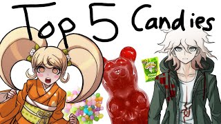 Nagito Reviews Top 5 Candies with Hiyoko Saionji [upl. by Ayerim50]