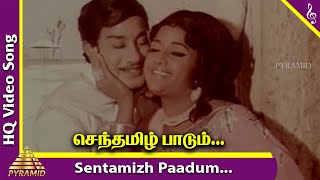 Sentamizh Paadum Video Song  Vaira Nenjam Movie Songs  Sivaji Ganesan  Padmapriya  MSV [upl. by Ellecram]