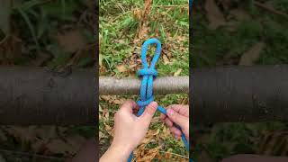 Quickrelease hitch knot It Works usefulknot knot [upl. by Nelyt]