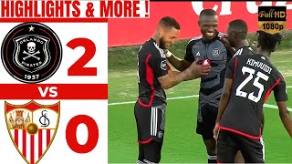 Orlando Pirates Vs Sevilla FCAll Goals And Extended Highlights 20 [upl. by Verdha]