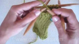 How to decrease for the toe on a knitted sock [upl. by Heffron]