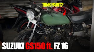 Suzuki GS 150 ft FZ16 Engine ki New Wiring 🔥 [upl. by Carberry910]