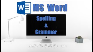 How to Check Spelling and Grammar in MS Word [upl. by Morty]