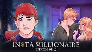 Insta Millionaire  Episode 01  12  Animated Stories by Pocket FM [upl. by Ynttirb566]