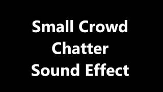 Small Crowd Chatter Sound Effect [upl. by Ateekahs84]