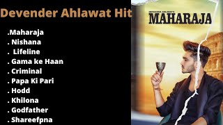 Devender Ahlawat Latest Haryanvi Songs 2022  Audio Jukebox  DevenderAhlawa Shareefpna Songs [upl. by Berta]