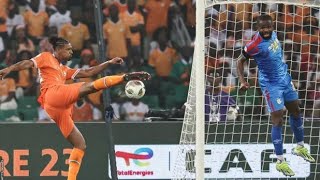 Sebastian Haller scores the winner goal as Ivory coast beat DrCongo to get to the final 10 [upl. by Demott]