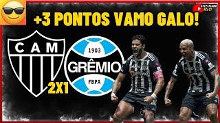 VITÓRIA DO GALÃO  ATLÉTICO MG 2 X 1 GRÊMIO Reta final rumo ao G6 [upl. by Salis619]