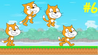 Cómo hacer un juego de plataformas en Scratch  6 Animaciones salto y caminata [upl. by Sulrac992]