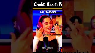 Urfi Javed reaction  Credit  Bharti TV Lol Podcasts  FunwithProadcast shorts urfijaved [upl. by Cherey]