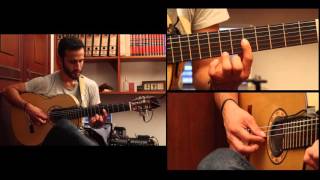 “CREPUSCOLO SUL MARE” Piero Umiliani  Guitar Tutorial slow version performed by Alex Torres [upl. by Boice619]