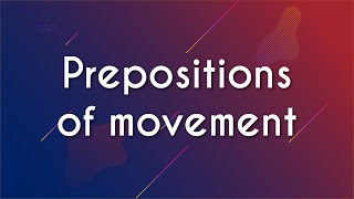 Prepositions of movement  Brasil Escola [upl. by Asabi]