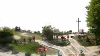 Approach to WW1 Lochnagar crater La Grande Mine [upl. by Aiekram]