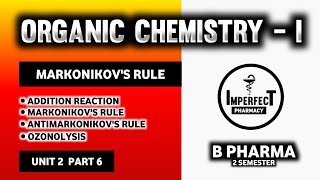 Markovnikovs And Antimarkovnikovs Rule  Ozonolysis  Electrophilic Addition Reactions Of Alkenes [upl. by Derrej901]