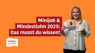 Minijob amp Mindestlohn Alle Infos rund um deinen Verdienst [upl. by Eidualc]