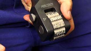 Roeltgen  manually adjustable numbering head [upl. by Ramilahs]