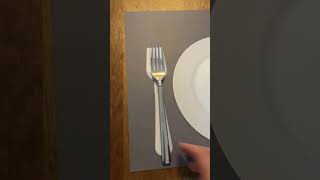 Sjabloon placemat om te leren tafel dekken bij autisme met dyspraxie [upl. by Yanehc456]