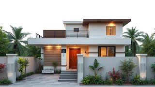 Single Floor House Design Low Budget  Single Floor Home  MySmartDesign [upl. by Weintrob]