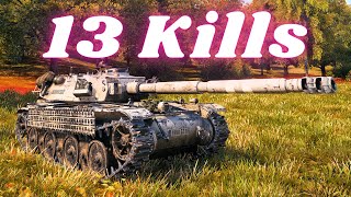 BatChâtillon Bourrasque 13 Kills 74K Damage World of Tanks Replays [upl. by Jolyn170]