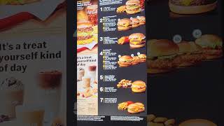 McDonalds DriveThru Menu with Double Big Mac on the Menu for LimitedTime [upl. by Darrey]