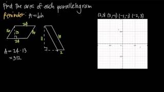 area of parallelograms KristaKingMath [upl. by Ayle598]