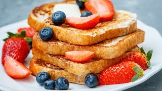 Eggless French Toast Recipe [upl. by Ybrik]