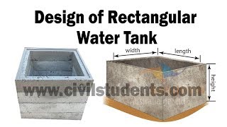 Design of Rectangular Water Tank [upl. by Ennaj47]