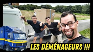 418 Les déménageurs déménagement chauffeur routines [upl. by Enyal]