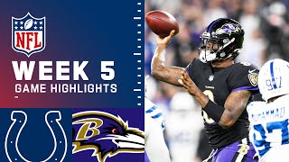 Colts vs Ravens Week 5 Highlights  NFL 2021 [upl. by Hyozo]