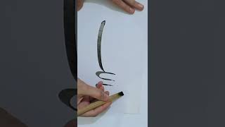 Malik ul Mulk مالک الملک calligraphy Nastaleeq Script shortvideos [upl. by Inglis]