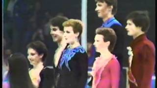 1984 Winter Olympics  Pairs Figure Skating Free Skate  Part 11 [upl. by Aisinoid]