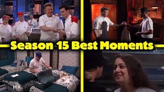 Top 5 Best And Most Iconic Moments Of Hells Kitchen Season 15 [upl. by Elades167]