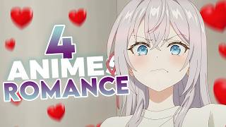 4 ANIMES DE ROMANCE A VOIR ABSOLUMENT  tout frais [upl. by Lettig205]