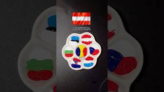 Mix colors according to national flag color asmr satisfying colormixing color art nationalflag [upl. by Reinal]