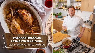 Kacsa amp Liba 2a 🍗 Ropogós libacomb bármilyen alkalomra 🍗  Lidl Főzőiskola Széll Tamással [upl. by Alikat804]