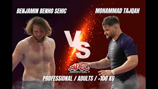 PROFESSIONAL  ADULTS  100 KG FINAL BENJAMIN BENHO SEHIC BOS VS MOHAMMAD TAJQAH JOR [upl. by Rossy]