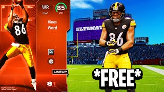 FREE 85 Hines Ward is the BEST Wide Receiver in Madden 25 [upl. by Ycrem729]