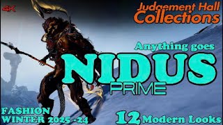 Nidus Prime Fashion frame Warframe WINTER 2025 24 ArtFashion [upl. by Etyak]