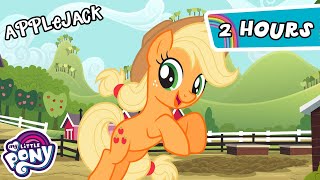 My Little Pony Friendship is Magic  Applejack BEST Episodes  2 Hour Compilation  MLP Episodes [upl. by Castle]