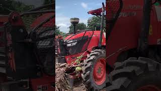 Tractor Kubota M7040 V36 cambodia tractor videos update [upl. by Shear]