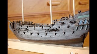 черная жемчужина корабль модель black pearl ship model [upl. by Ekal]