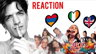 REACTION  Armenia  UK  Ireland  Junior Eurovision 2023 [upl. by Latsyrcal]