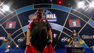 Mensur Suljovic Walk on  World Darts Championship 2022 Round 2 [upl. by Anneis]