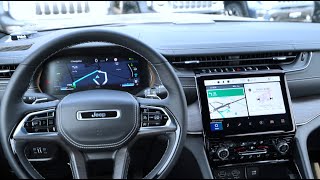 New Jeep Grand Cherokee Multimedia System amp Digital Cockpit 2024 [upl. by Esiouqrut]