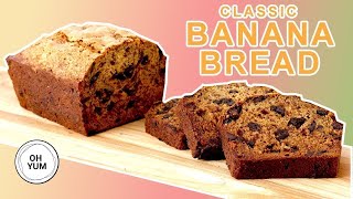 Professional Baker Teaches You How To Make BANANA BREAD [upl. by Aikrehs387]