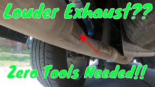 How to Delete Resonators on 2019 Silverado NO TOOLS NEEDED [upl. by Dusza]