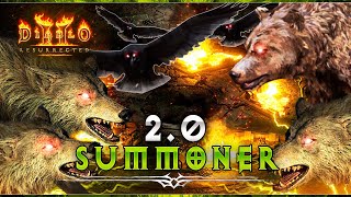 PERFECT Summon Druid Showcase  Diablo 2 Resurrected [upl. by Flossy]