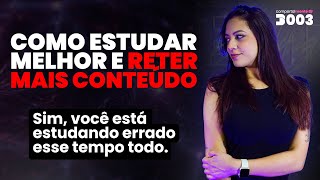 Como estudar melhor e reter mais conteúdo  Comportalmente 03  Amanda Natacha [upl. by Hitt482]