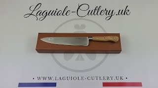 Laguiole Chef Knife with Olivewood handle [upl. by Sergeant]