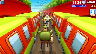 Permainan Game Subway Surfers GamePlay On PC or LAPTOP HD [upl. by Hendrick]